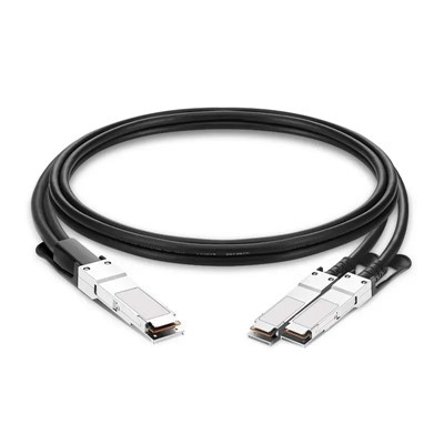 100G QSFP28 til 2x 50G SFP28 Passiv direkte fastgør kobberkabel (DAC)