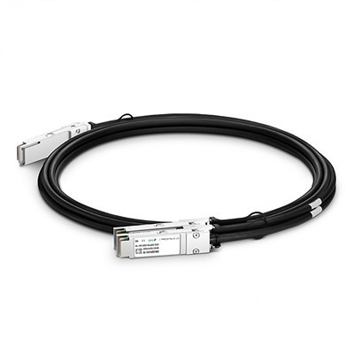 200 g QSFP56 til 2 × 100 g QSFP56 Passiv direkte fastgør kobberkabel (DAC), 1. 5-3 m