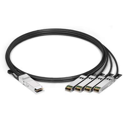 Overlegen kvalitet kompatibel 1 0 0g qsfp28 til 4 x 25g SFP28 Passiv direkte fastgør kobberudbrudkabel 0,5 m -5 m